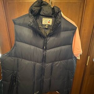 Men's Black Puffer Vest